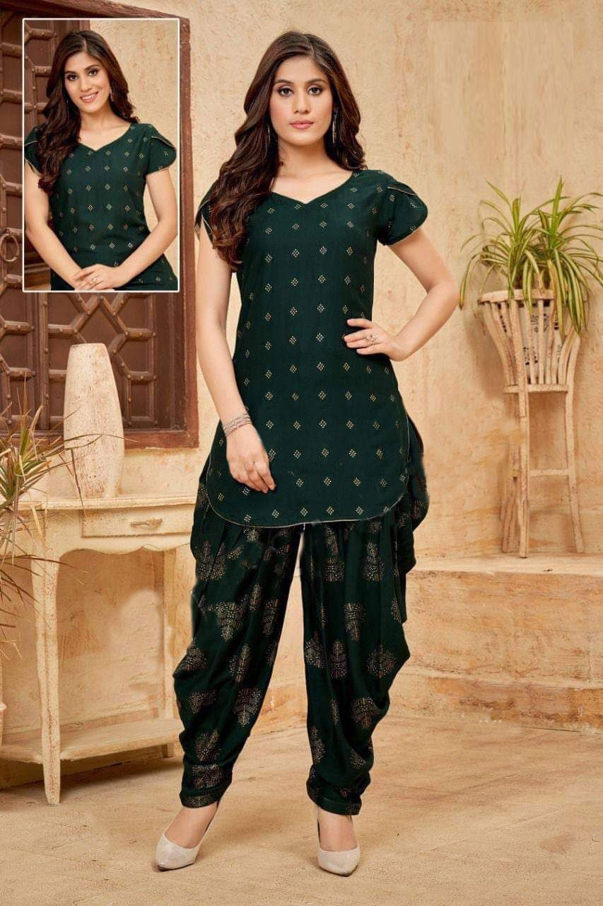 Hasti 2 Casual Wear Wholesale Kurti With Bottom Patiyala Suits